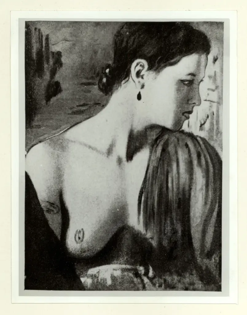 Anonimo , Degas, Edgar - sec. XIX - Buste de femme , fronte