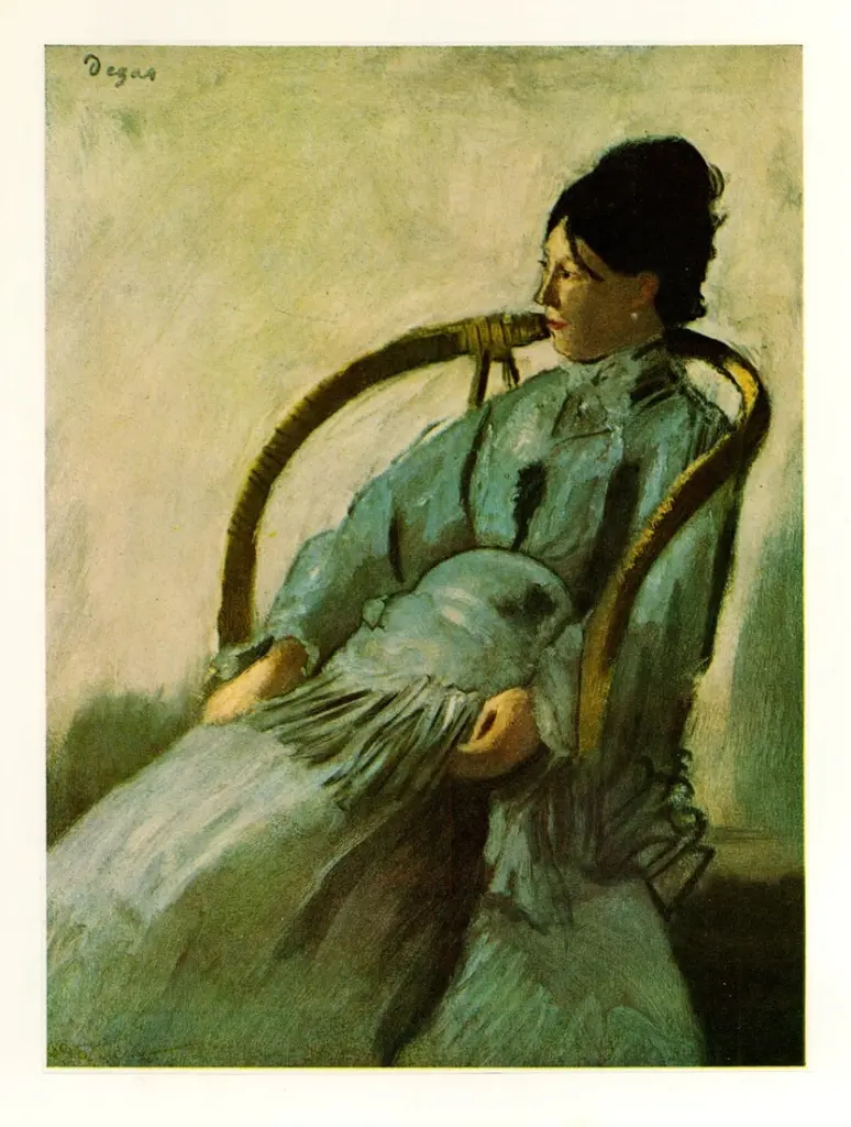 Anonimo , Degas, Edgar - sec. XIX - Portrait of Mme. de Nittis , fronte