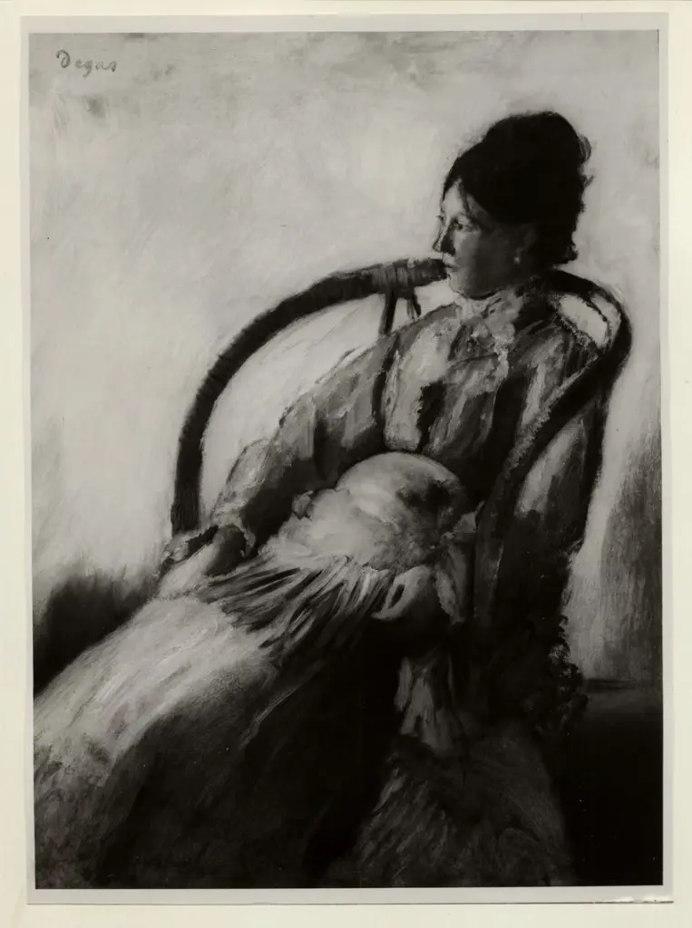 Anonimo , Degas, Edgar - sec. XIX - Portrait of Madame de Nittis , fronte