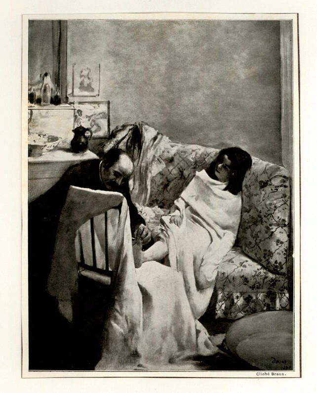 Anonimo , Degas, Edgar - sec. XIX - Pedicure , fronte