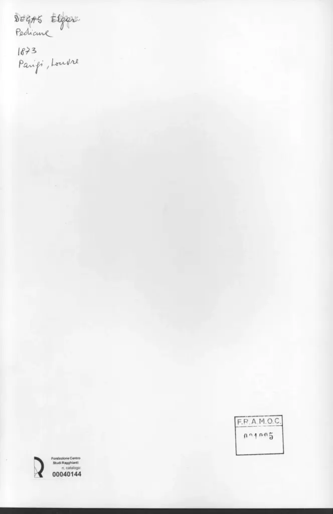 Anonimo , Degas, Edgar - sec. XIX - Pedicure , retro