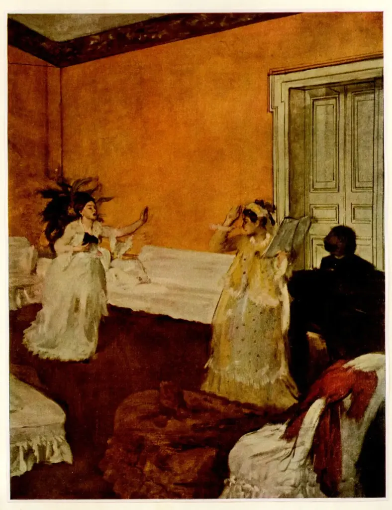 Anonimo , Degas, Edgar - sec. XIX - The Rehearsal , fronte