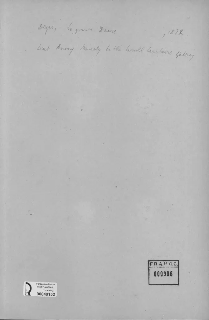 Anonimo , Degas, Edgar - sec. XIX - La grande danse , retro