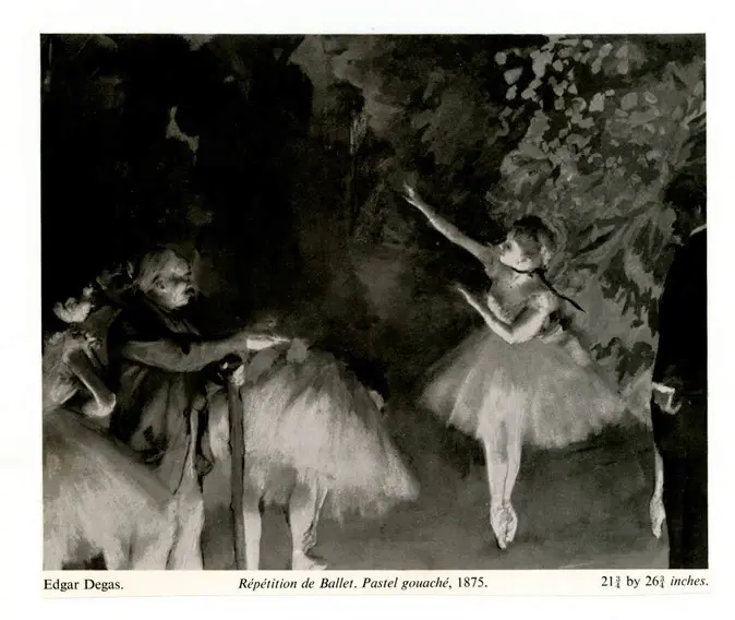 Anonimo , Degas, Edgar - sec. XIX - R&eacute;petition de ballet , fronte