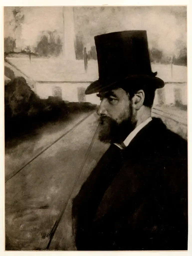 Anonimo , Degas, Edgar - sec. XIX - Henri Rouart before his Factory , fronte