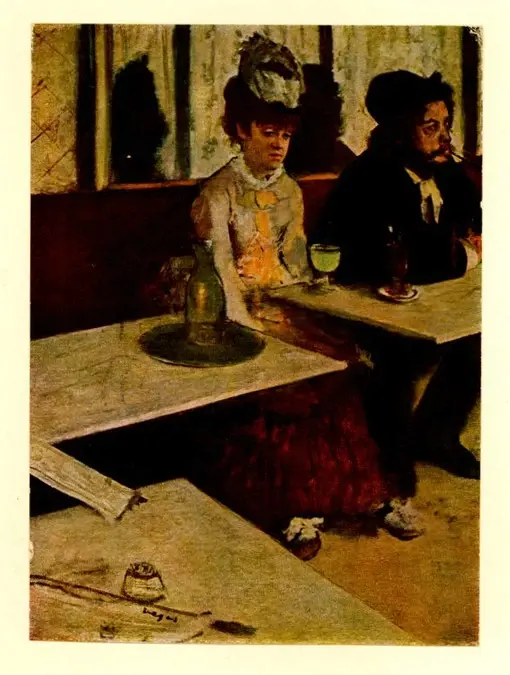 Anonimo , Degas, Edgar - sec. XIX - L'absinthe , fronte