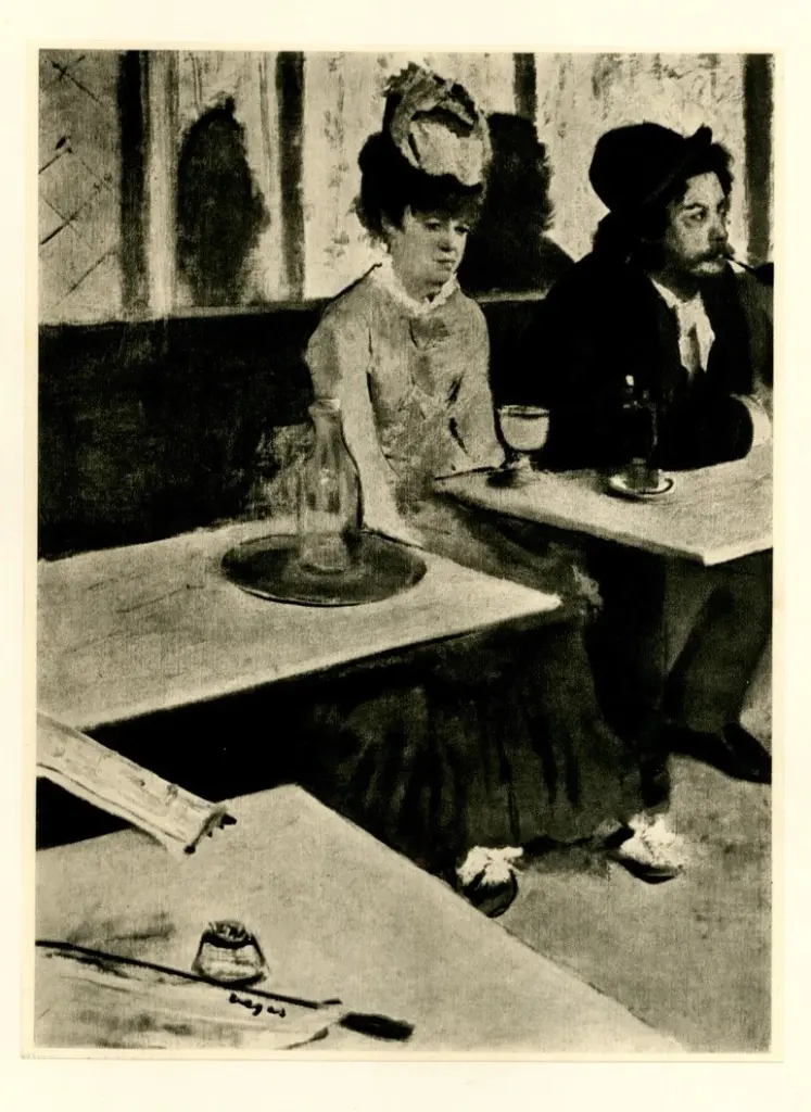 Anonimo , Degas, Edgar - sec. XIX - L'absinthe , fronte