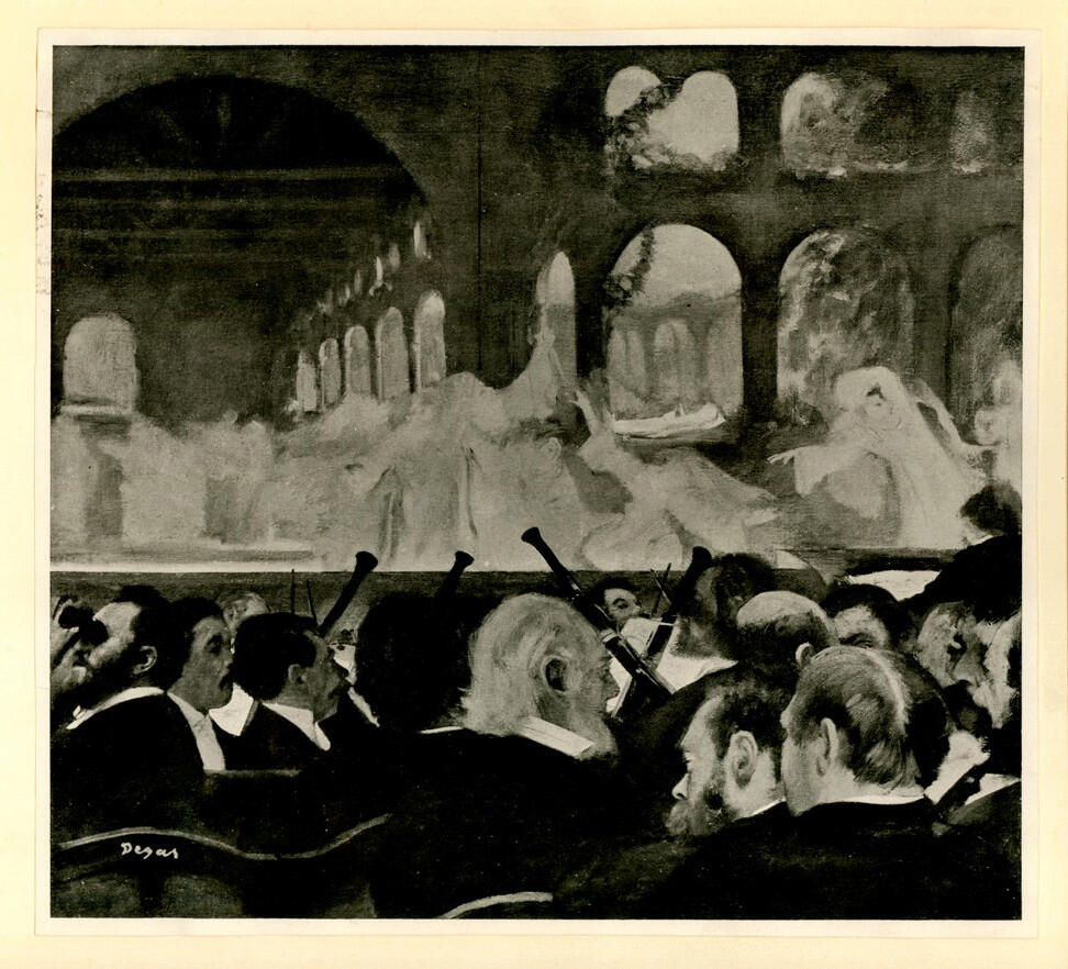Anonimo , Degas, Edgar - sec. XIX , fronte