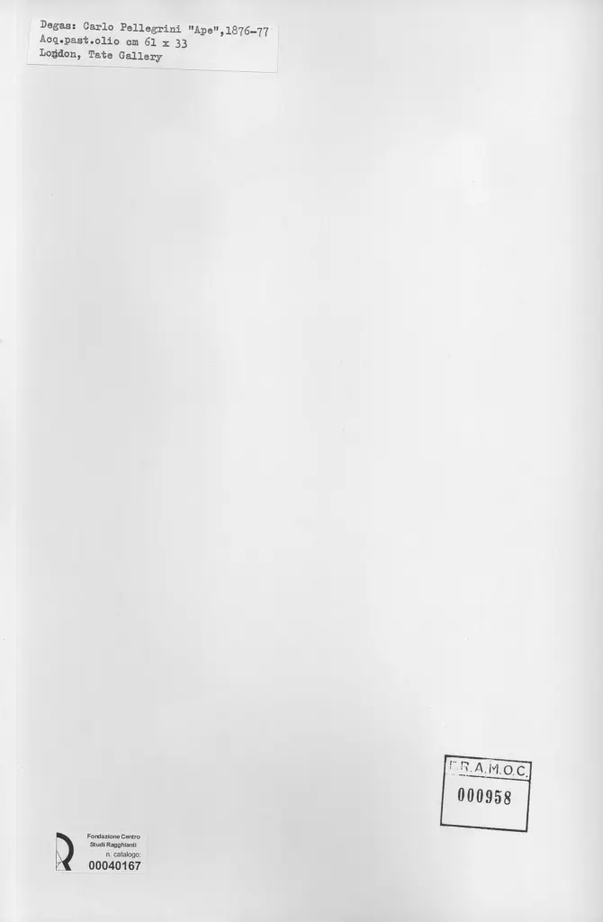 Anonimo , Degas, Edgar - sec. XIX , retro
