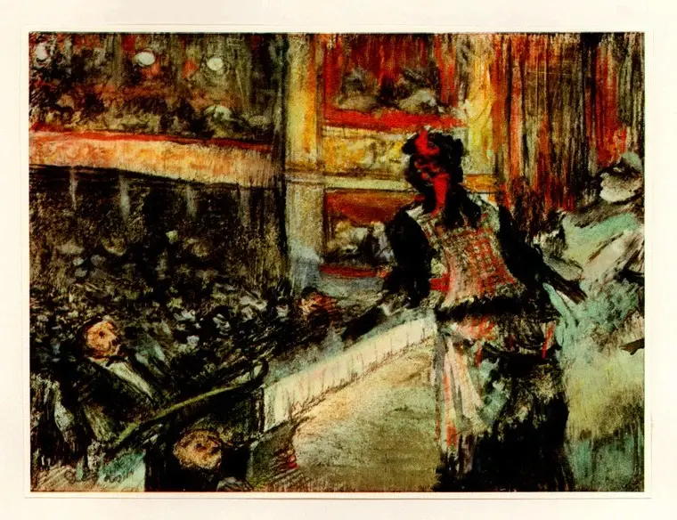 Anonimo , Degas, Edgar - sec. XIX , fronte