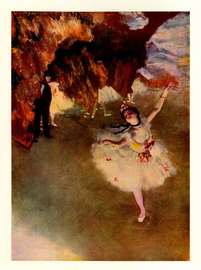Anonimo , Degas, Edgar - sec. XIX - L'Étoile , fronte