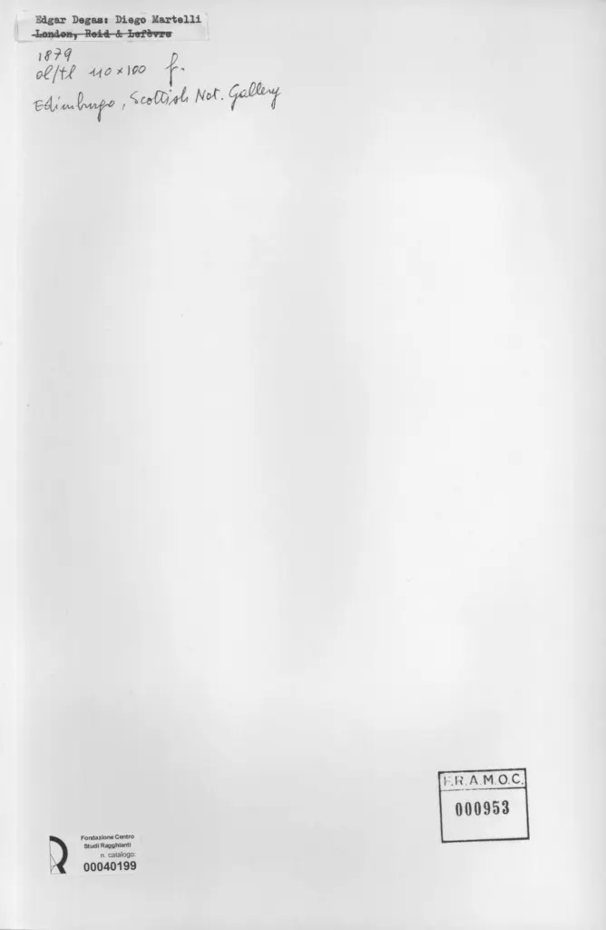 Anonimo , Degas, Edgar - sec. XIX , retro