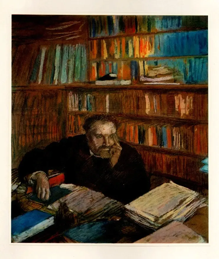 Anonimo , Degas, Edgar - sec. XIX - Edmond Duranty , fronte