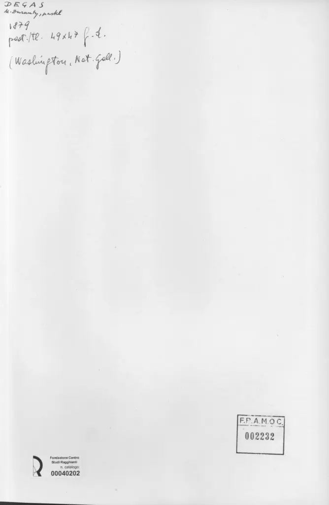 Anonimo , Degas, Edgar - sec. XIX - M. Duranty , retro