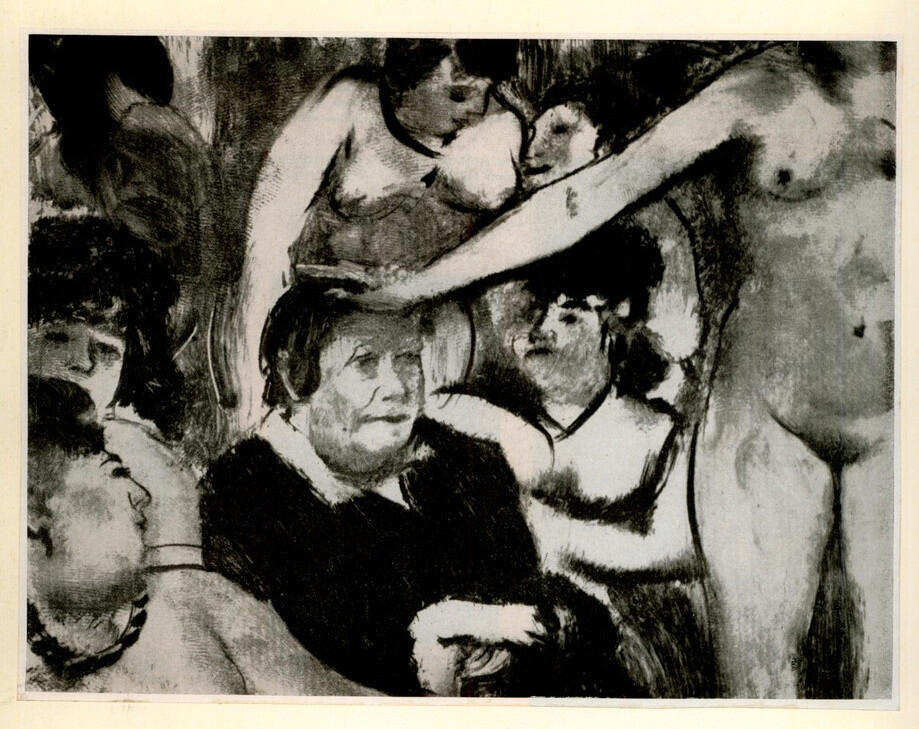 Anonimo , Degas, Edgar - sec. XIX , fronte