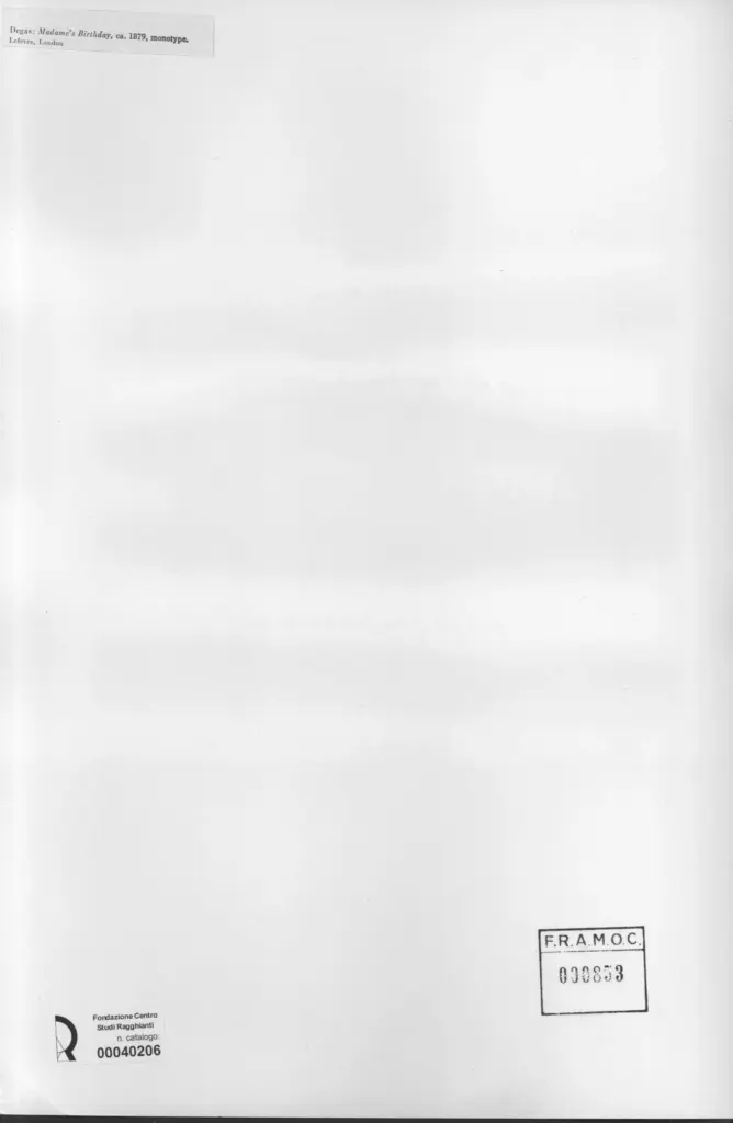 Anonimo , Degas, Edgar - sec. XIX , retro