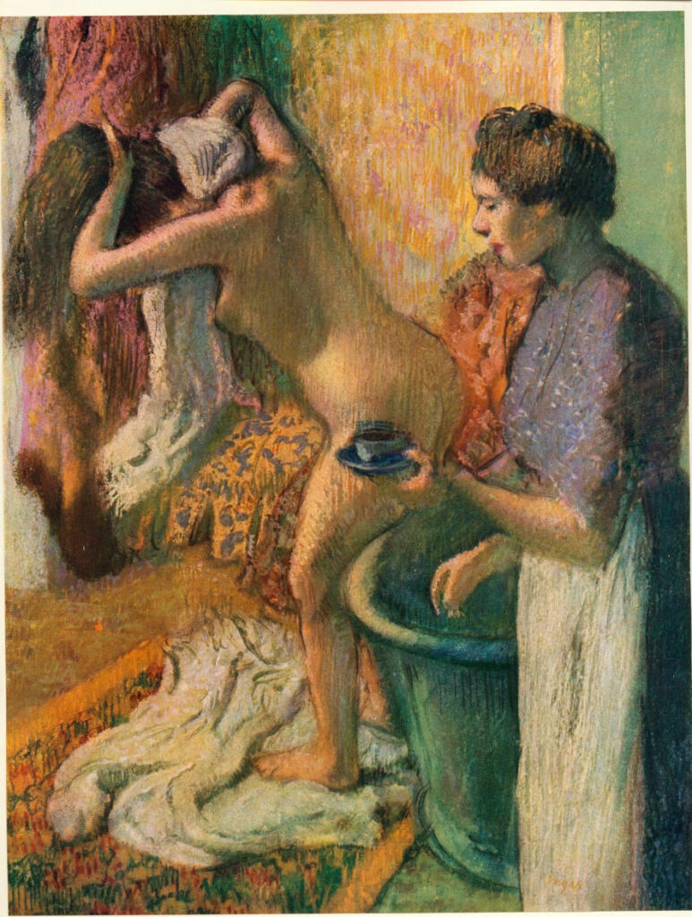 Anonimo , Degas, Edgar - sec. XIX - Colazione dopo il bagno , fronte