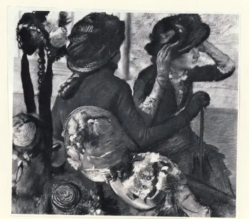 Anonimo , Degas, Edgar - sec. XIX - Dalla modista , fronte