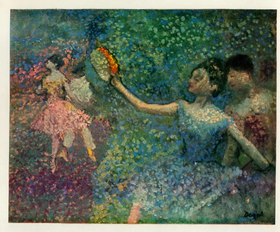 Anonimo , Degas, Edgar - sec. XIX - Dancer with Tambourine , fronte