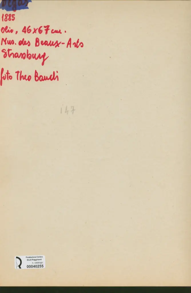 Anonimo , Degas, Edgar - sec. XIX - Festa , retro