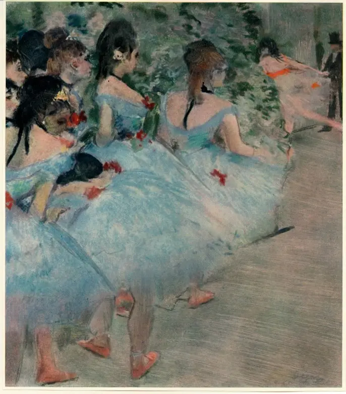 Anonimo , Degas, Edgar - sec. XIX - Danseuses , fronte