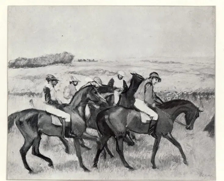 Degas, Edgar sec. XIX , fronte