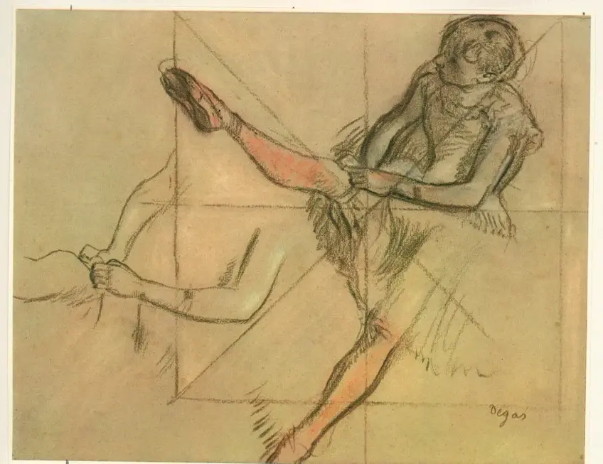 Anonimo , Degas, Edgar - sec. XIX - Danseuse , fronte