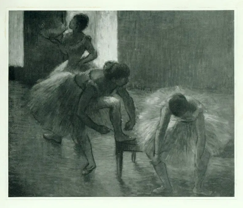 Degas, Edgar - sec. XIX , fronte