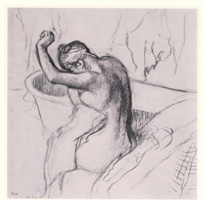 Anonimo , Degas, Edgar - sec. XIX - La toilette aprè la bain , fronte