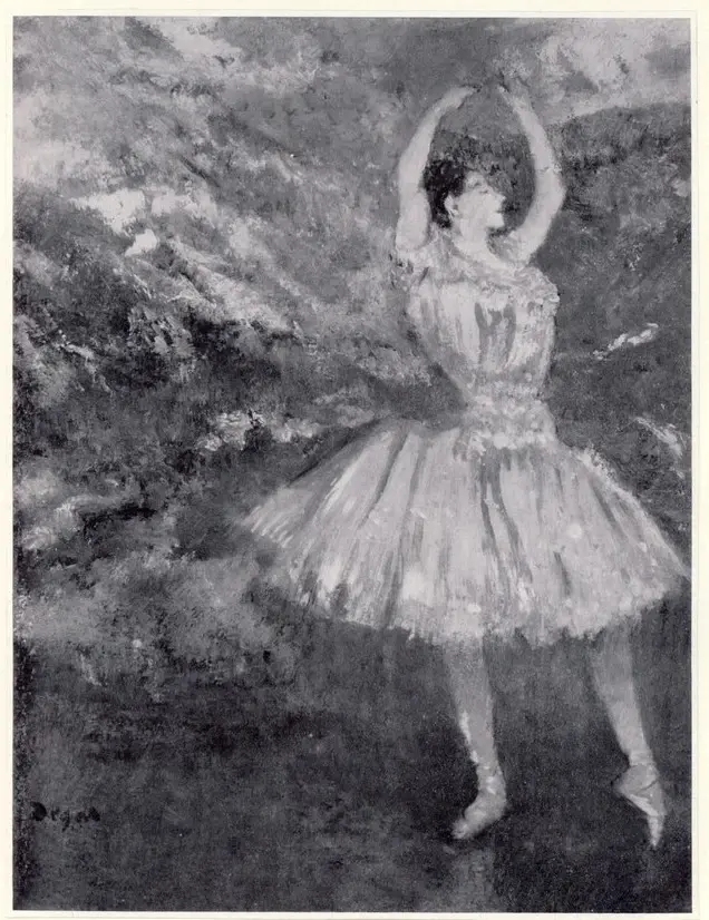 Anonimo , Degas, Edgar - sec. XIX - Danseuse blue, au ballet , fronte