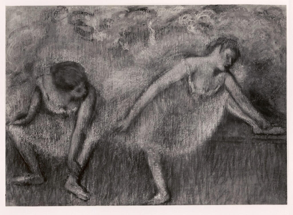 Giacomelli , Degas, Edgar - sec. XIX - Ballerine in riposo , fronte