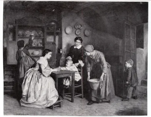 Duverger, Theopile Emmanuel , Persone in cucina