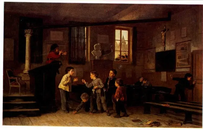 Anonimo , Duverger, Theopile Emmanuel - sec. XIX - When the cat's away, the mice will play , fronte