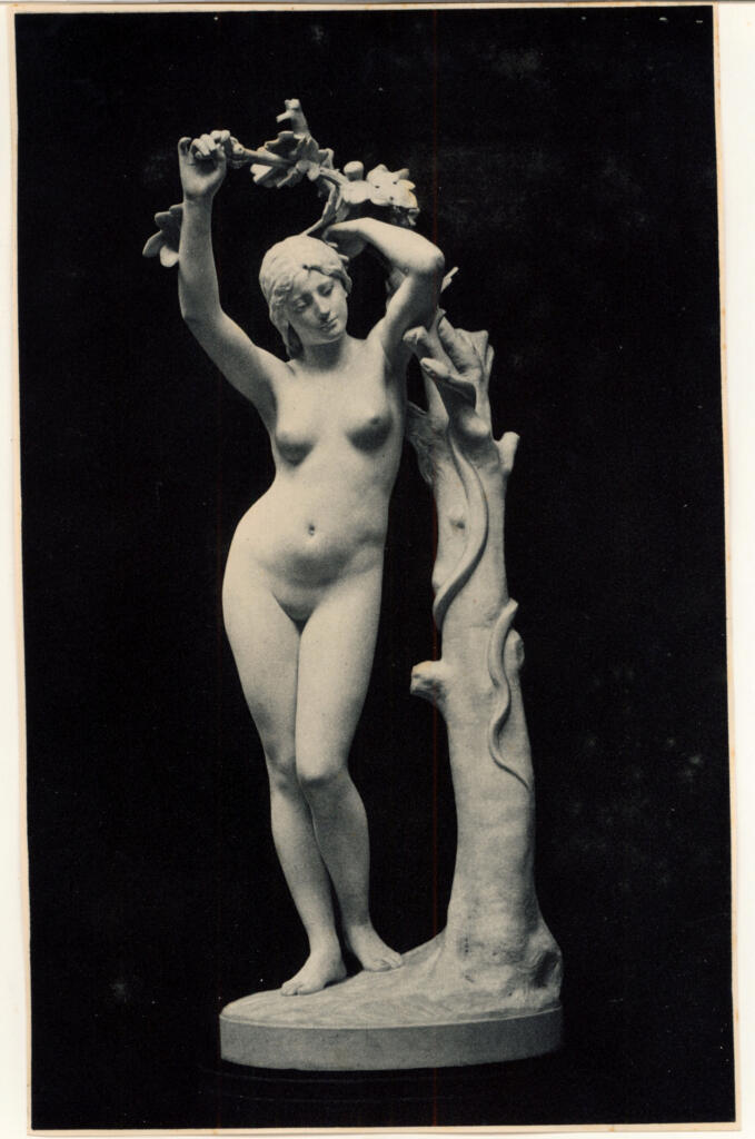 Anonimo , Falguiere - sec. XIX - Nudo di donna , fronte