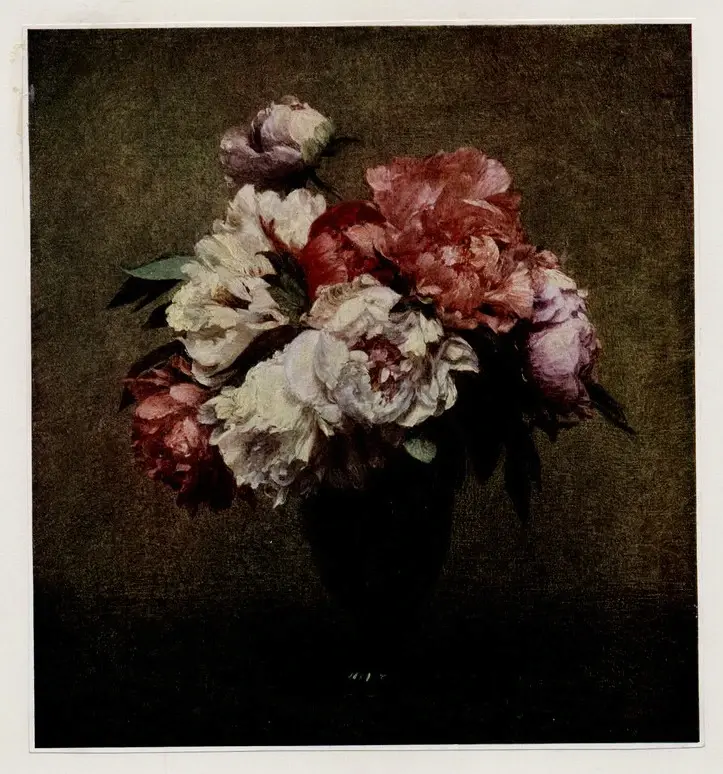 Anonimo , Fantin-Latour, Henri - sec. XIX - Vaso con fiori , fronte