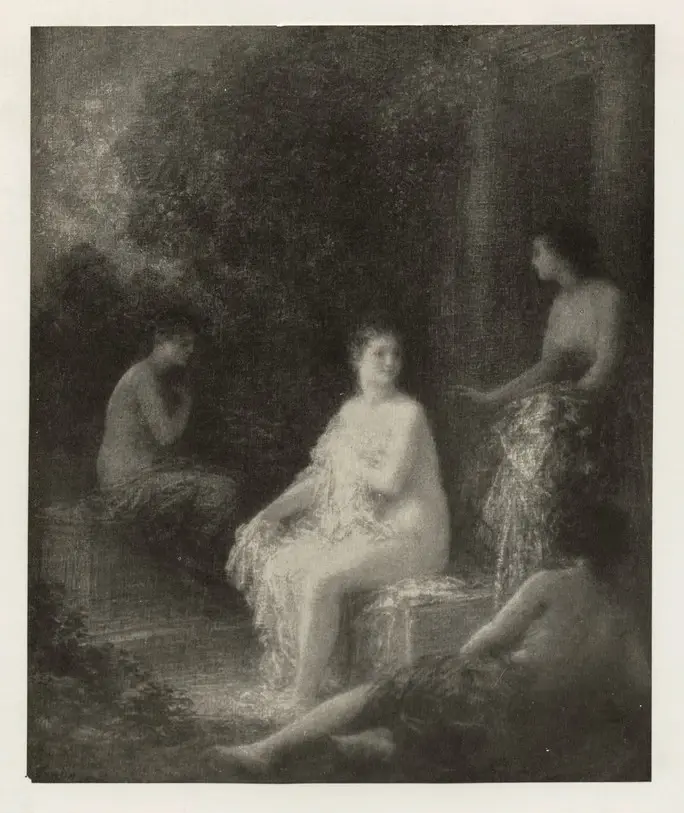 Anonimo , Fantin-Latour, Henri - sec. XIX - La toilette , fronte