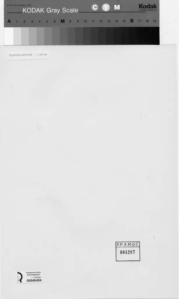 Anonimo , Fantin-Latour, Henri - sec. XIX - Lo studio , retro