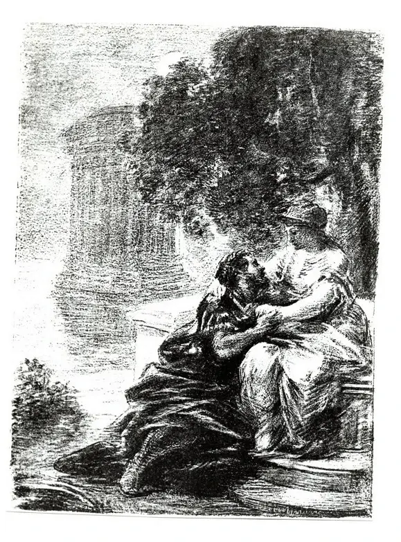 Anonimo , Fantin-Latour, Henri - sec. XIX - Lo studio , fronte