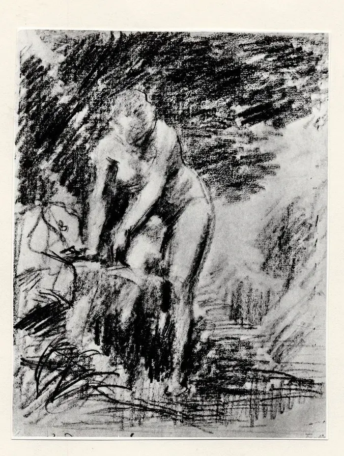 Anonimo , Fantin-Latour, Henri - sec. XIX - Studio di donna , fronte