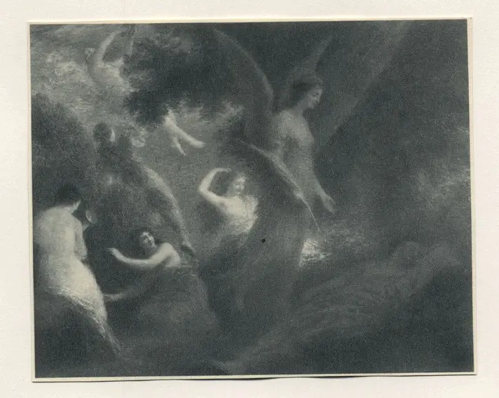 Anonimo , Fantin-Latour, Henri - sec. XIX - Il sogno del poeta , fronte
