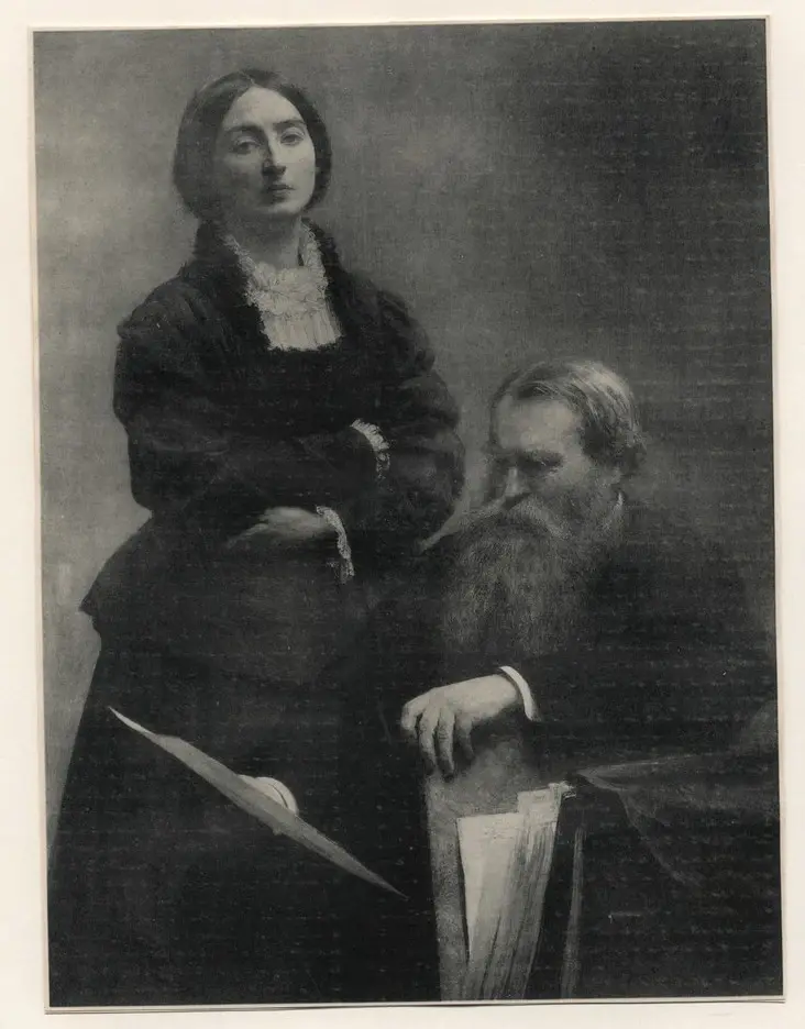 Anonimo , Fantin-Latour, Henri - sec. XIX - Mr. and Mrs. Edwards , fronte