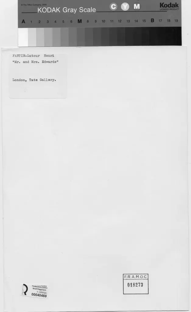 Anonimo , Fantin-Latour, Henri - sec. XIX - Mr. and Mrs. Edwards , retro