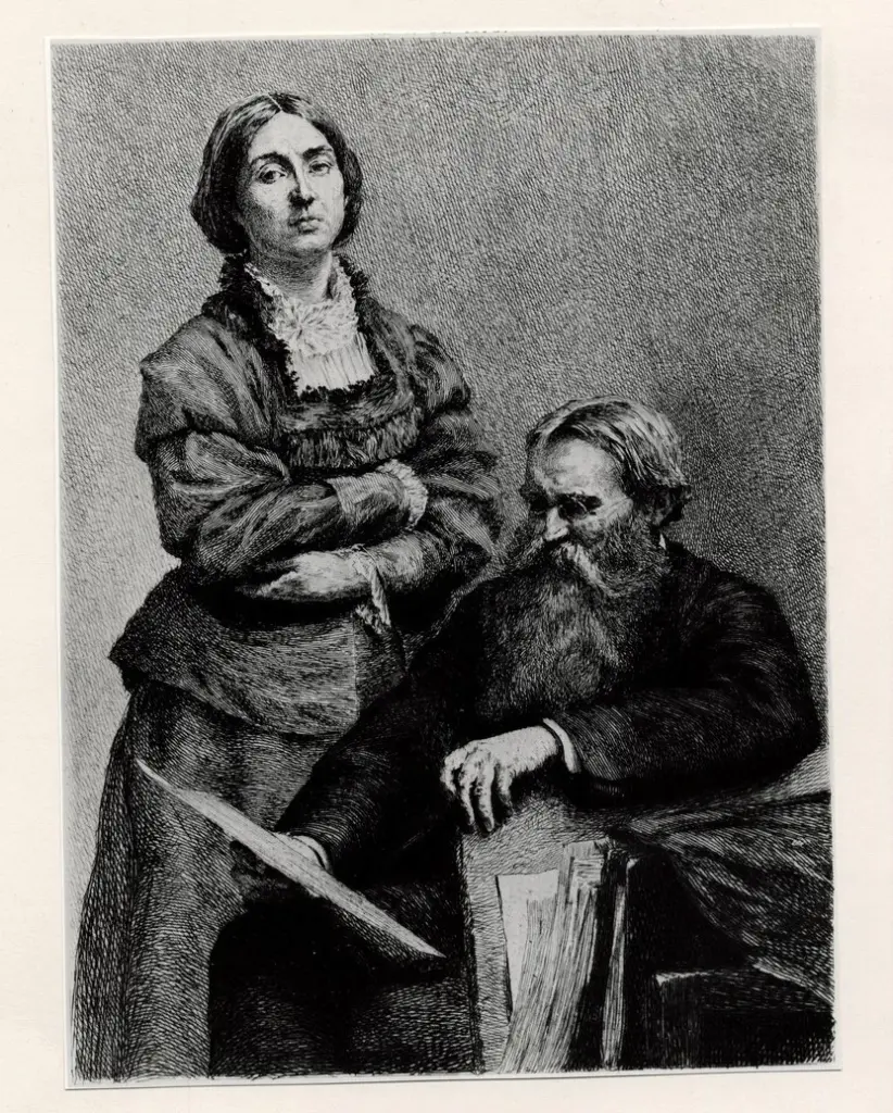 Anonimo , Fantin-Latour, Henri - sec. XIX - Mr. and Mrs. Edwards , fronte