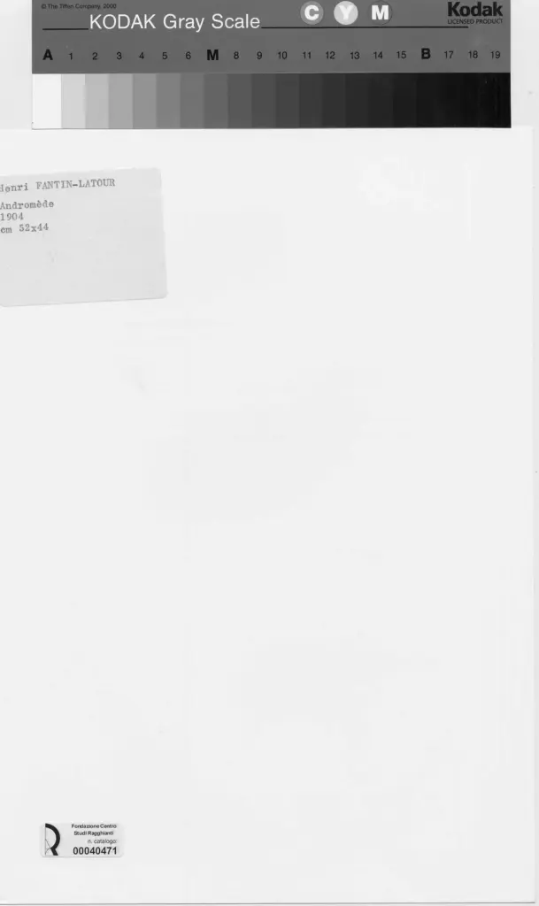 Anonimo , Fantin-Latour, Henri - sec. XX - Andromeda , retro