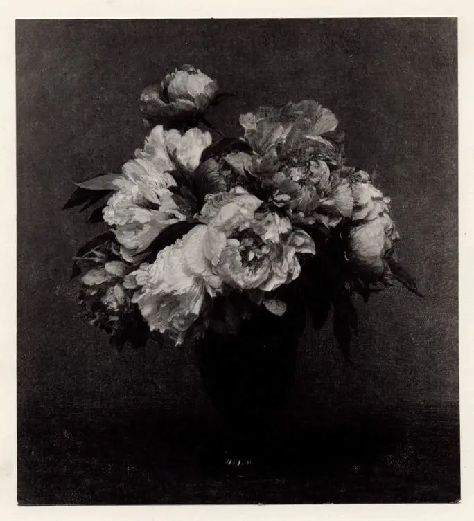 Anonimo , Fantin-Latour, Henri - sec. XIX - Vaso con fiori , fronte
