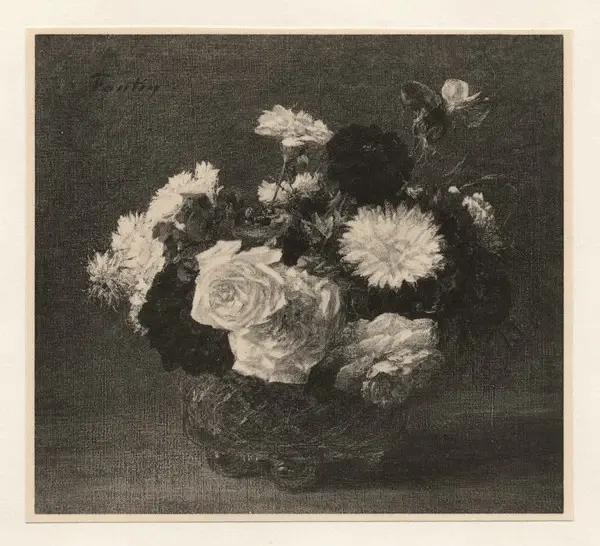 Fantin-Latour, Henri , Vaso con fiori