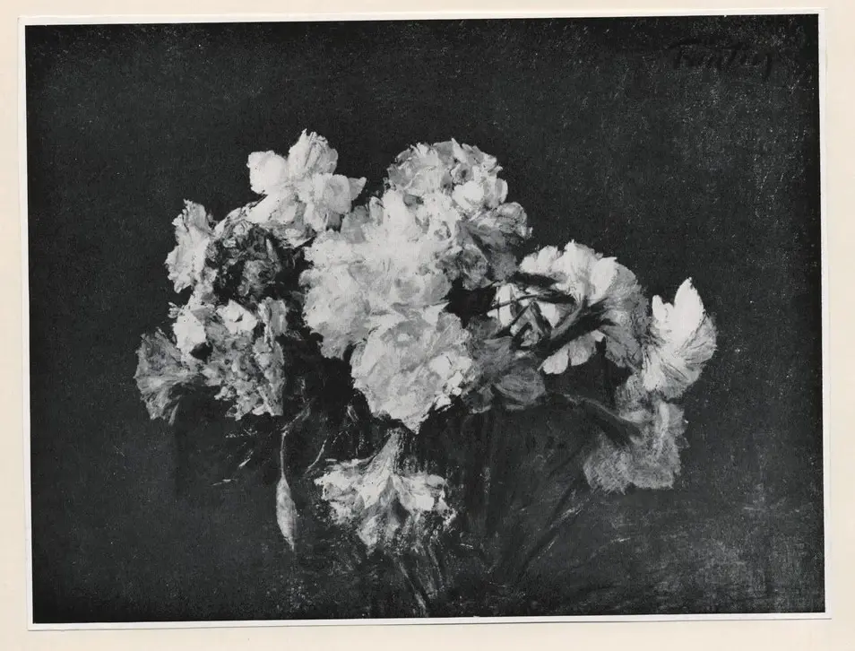 Anonimo , Fantin-Latour, Henri - sec. XIX/ XX - Vaso con fiori , fronte