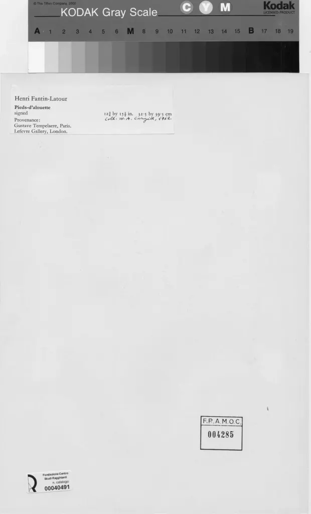 Anonimo , Fantin-Latour, Henri - sec. XIX/ XX - , retro