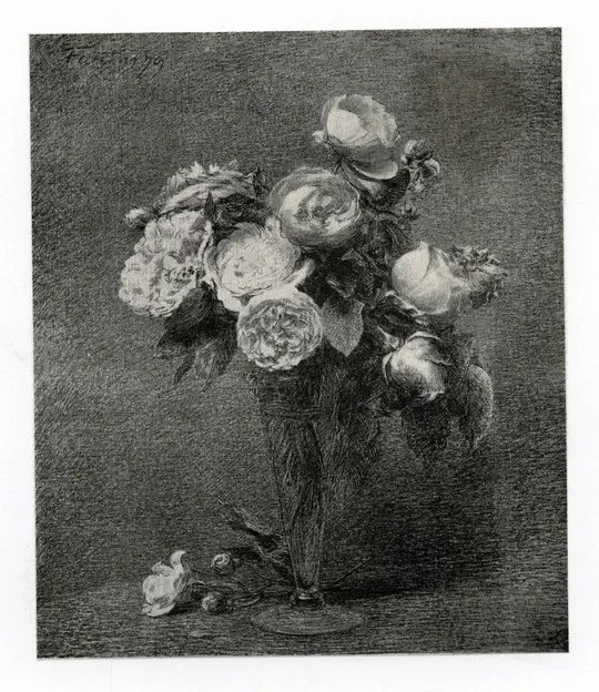 Anonimo , Fantin-Latour, Henri - sec. XIX/ XX - Fiori , fronte