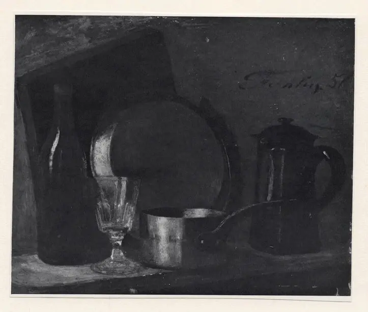 Anonimo , Fantin-Latour, Henri - sec. XIX - Natura morta con pentola